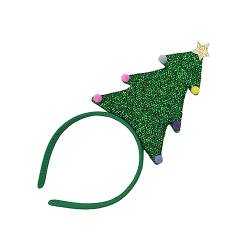 Mikinona Haarband faschingshaarreife faschings haarreif Auffälliger Haarreif für die Party neujahr haarreif Nicht verformender Haarreif Weihnachten Weihnachtsbaum Kopfbedeckung Stirnband von Mikinona