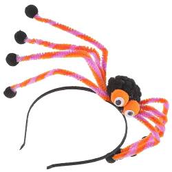 Mikinona Stirnbänder für Erwachsene Lustiges Spinnen-Stirnband Haargummi Haarschmuck Haarbänder für Erwachsene Cosplay Stirnband Requisite Abschlussball Kopfbedeckung Damen von Mikinona