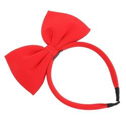 Mikinona Weihnachtsstirnbänder Weihnachtshaarreifen weihnachtliche Haarreifen weihnachtsfotos accessoires Haarband mit großer Schleife Stirnband für Babymädchen Outfit Kinderhaare bilden von Mikinona