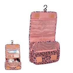 Mikinona schminktasche Kosmetiktasche Reise-Aufbewahrungstasche Reise-Make-up-Taschen Makeup Tasche Make-up-Taschen-Organizer Make-up-Tasche zum Aufhängen faltbar Wäschesack Kleiderbügel von Mikinona