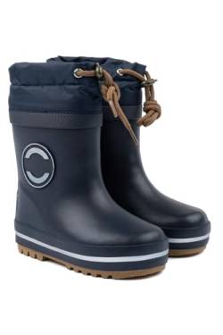 Mikk-line Gummistiefel Kinder 23 | Blue Nights Regenstiefel Kinder Gefüttert | Gefütterte Gummistiefel Kinder | Wasserdichte Gummistiefel | Regenschuhe & Kinderstiefel von Mikk-line