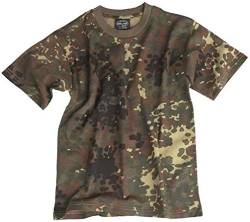 Mil-Tec Jungen 12012021-T-Shirt T-Shirt, Camouflage, XL/164 von Mil-Tec