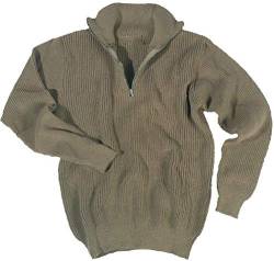 Mil-Tec Unisex Troyer Pullover, Oliv, One Size von Mil-Tec