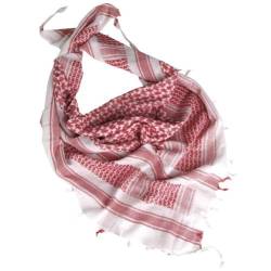 Tactical Shemagh Army Scarf Military Shermag Head Wrap Patrol Keffiyeh White Red by Mil-Tec von Mil-Tec