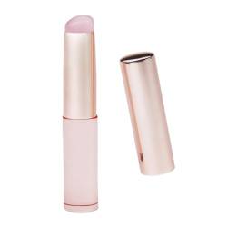 Milageto Lippenpinsel aus, Concealer-Pinsel mit Deckel, Lippen-/Lidschatten-/Lippenpeelingpinsel für Lidschatten, Make-up-Tool für Mädchen, Salon, ROSA von Milageto