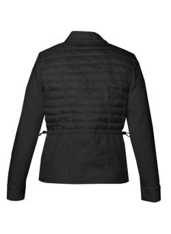 MILESTONE Damen Jacke Desertrose schwarz Mikrofaser unifarben von Milestone