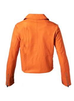 MILESTONE Damen Lederjacke Aba orange Leder unifarben von Milestone