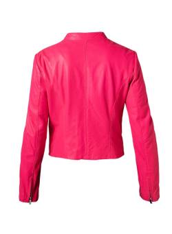 MILESTONE Damen Lederjacke Conny rosa Leder unifarben von Milestone