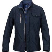 MILESTONE Herren Jacke blau Mikrofaser unifarben von Milestone