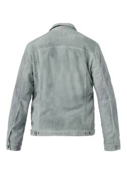 MILESTONE Lederjacke Juliano Herren blau Uni & Uninah von Milestone