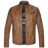 Milestone Lederjacke Fabio Herren Lederjacke aus perforiertem Lammleder von Milestone