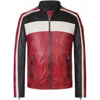 Milestone Lederjacke Jack Herren Bikerjacke aus feinstem Lammnappa Leder von Milestone