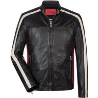 Milestone Lederjacke Jeff Bikerjacke mehrfarbig aus Lammnappa Leder von Milestone