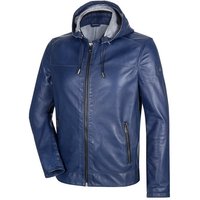 Milestone Lederjacke Jordan aus Lammnappa Leder mit abnehmbarer Kapuze von Milestone