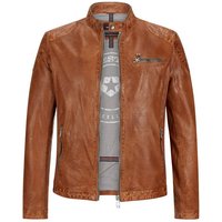 Milestone Lederjacke MS-Elvio aus perforiertem Lammnappa im Used-Look von Milestone