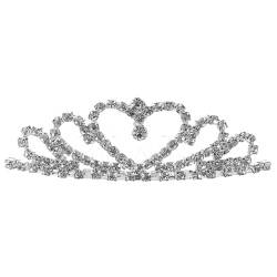 MILISTEN Hochzeit Krone Kamm Strass Mini Tiara Haarkamm Kristall Prinzessin Festzug Krone Haarspangen Stirnband Kopfschmuck Haarschmuck für Hochzeit Geburtstag Ball Party von Milisten