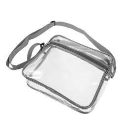 MILISTEN Reise-Kosmetiktasche Umhängetasche Reißverschluss Make-Up-Tasche Reißverschluss Transparent Kulturbeutel Organizer Grau von Milisten