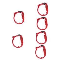 Milisten 6St Sport leuchtendes Armband rote Armbänder Nachtlauf-Armband Sportliche Leuchtarmbänder LED-Armband für Sport uhrenarmbänder Armschlaufe verschleißfestes Armband von Milisten