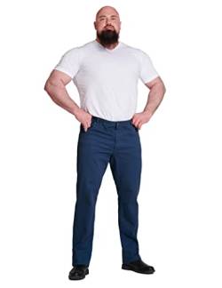 Mill&Tailor 5 Pocket Hose Herren in Blau I Stoffhose für Männer I Hose Herren mit Dehnbund I Hose für Business & Freizeit I Regular Fit I Moderne Hose Herren von Mill&Tailor