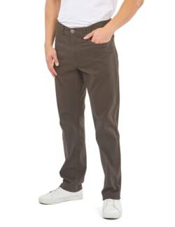 Mill&Tailor Herren Hose I Stoffhose für Männer I Chino Hose Herren I Hose für Business & Freizeit I Regular Fit (as3, Numeric, Numeric_25, Regular, Regular, braun) von Mill&Tailor