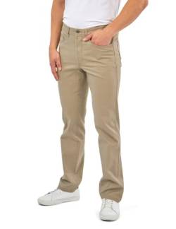 Mill&Tailor Herren Hose I Stoffhose für Männer I Chino Hose Herren I Hose für Business & Freizeit I Regular Fit (as3, Numeric, Numeric_27, Regular, Regular, beige) von Mill&Tailor