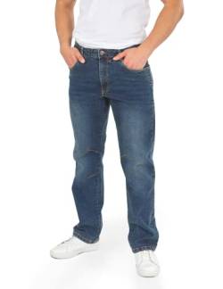 Mill&Tailor Herren Jeans Dunkelblau I Jeans Herren Regular Fit I Hose für Männer I Jeanshose für Business & Alltag I Dunkelblaue Herrenhosen I 100% Baumwolle von Mill&Tailor