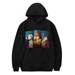 Anime The Promised Neverland Hoodie Manga Emma Norman Ray Print Pullover für Männer und Frauen von Millay