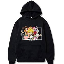 Anime The Seven Deadly Sins Hoodie Manga Nanatsu no Taizai Meliodas Grafik Kapuzenpullover Herren Damen Langarm Sweatshirt Kostüm von Millay