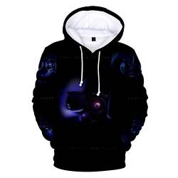 Millay FNAF Hoodies 3D gedruckt Spiel Langarm-Pullover mit Kapuze für Erwachsene/Jugendliche von Millay