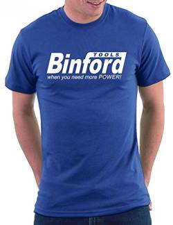 Binford Tools T-Shirt, Größe L, Royal von Million Nation