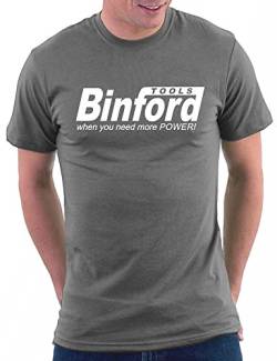 Binford Tools T-Shirt, Größe XXL, Darkgrey von Million Nation