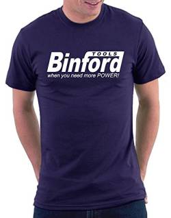 Binford Tools T-Shirt, Größe XXL, Navy von Million Nation