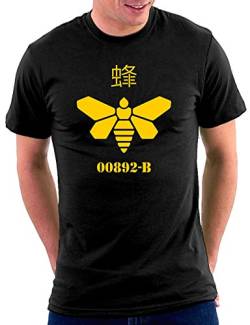 Breaking Bad Meth Bee T-shirt, Größe XXL, Schwarz von Million Nation