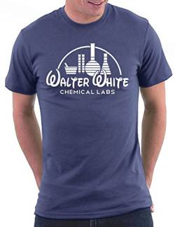 Breaking Bad Walter White Labs T-shirt, Größe L, Denim von Million Nation