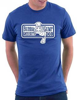 Bubba Gump Shrimp Company T-Shirt, Größe XXL, Royal von Million Nation