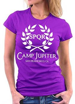 Camp Jupiter woman T-shirt, Größe M, Lila von Million Nation