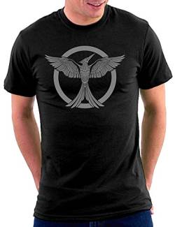 Hunger Die Tribute von Panem T-shirt, Größe L, Schwarz von Million Nation