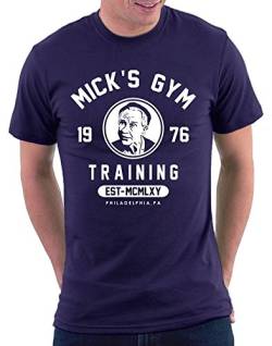 Mickeys Gym T-Shirt, Größe XXL, Navy von Million Nation