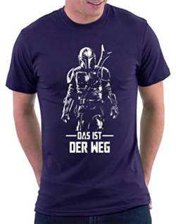 Million Nation DAS IST DER WEG T-Shirt, Größe XXL, Navy von Million Nation