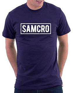 Million Nation Samcro T-Shirt, Größe XL, Navy von Million Nation