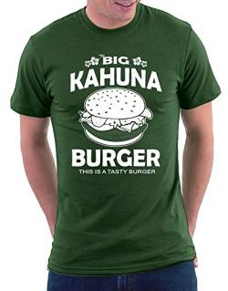 Pulp Fiction The Big Kahuna Burger T-Shirt, Größe M, Bottlegreen von Million Nation