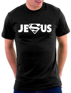 Super Jesus T-Shirt, Größe L, Schwarz von Million Nation