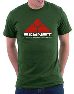 Terminator Skynet T-shirt, Größe L, Bottlegreen von Million Nation