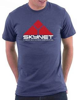 Terminator Skynet T-shirt, Größe L, Denim von Million Nation