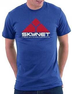 Terminator Skynet T-shirt, Größe XL, Royal von Million Nation