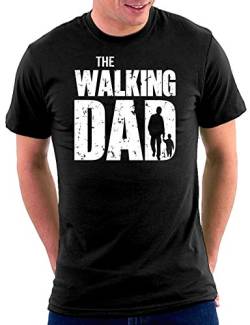 The Walking Dad T-Shirt, Größe XL, Schwarz von Million Nation