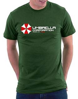 Umbrella T-Shirt, Größe XXL, Bottlegreen von Million Nation