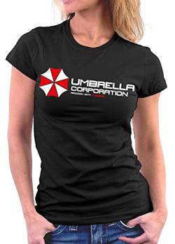 Umrella Resident Evil Woman T-Shirt, Größe L, Schwarz von Million Nation