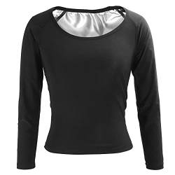 Milltrip Sauna Weste, Damen Sport Slimming Sauna Shirt Polyurethan Sweat Enhancing Slimming Body Shapewear für Damen Sweat Tank Top Shaper(L/XL) von Milltrip