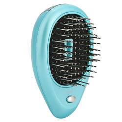 Tragbare Elektrische Ionische Kopfhaut-Massage-Pflegebürste Vibrations-Massage-Kamm-Haarbürste(Minzgrün) von Milltrip